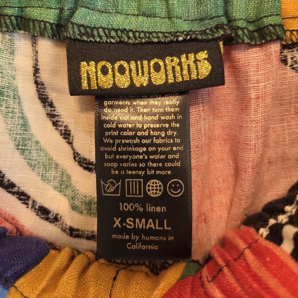 ❌️SOLD❌️ Nooworks Catalina Ansley Linen Pants XS - Picture 4 of 9